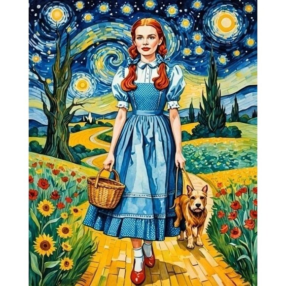 Van Goch  Wizard of Oz  The Yellow Brick Road 18X24 NEW - Picture 1 of 5